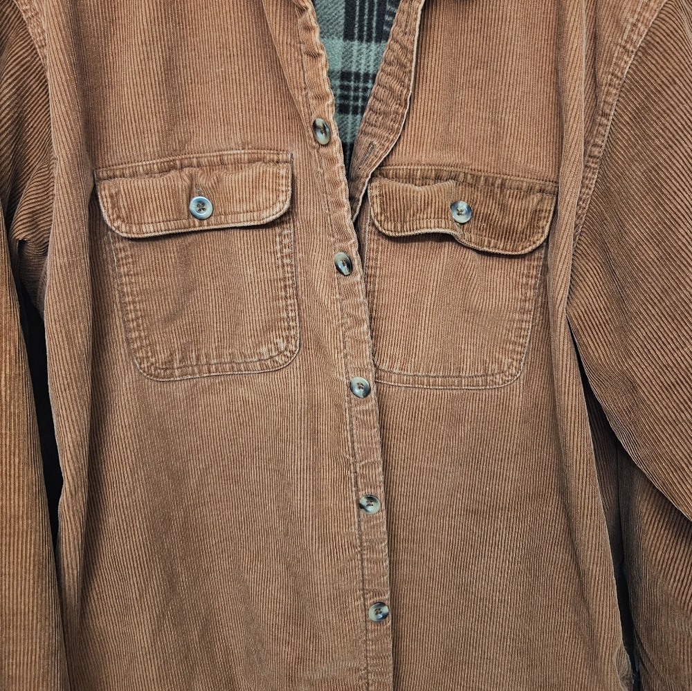 Arrow Corduroy Blanket Lined Button Up Heavy Coat Large Winter Quality - Picture 8 of 9